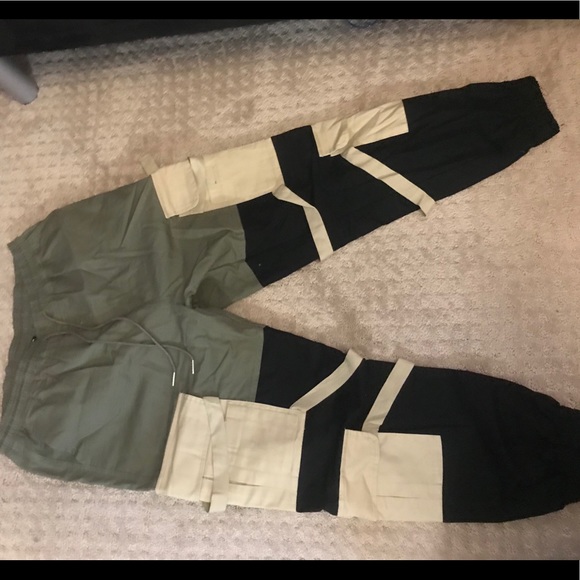 green and black fashion nova joggers - Picture 1 of 3
